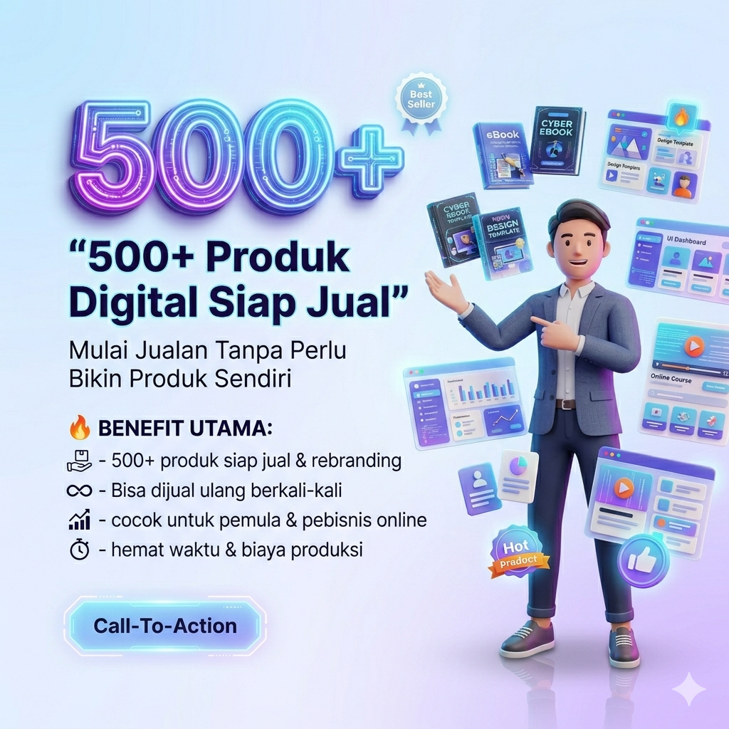 Paket 500+ Produk Digital Siap Jual