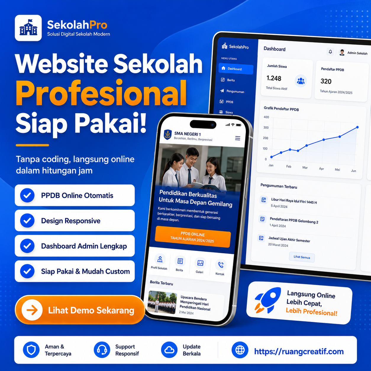 Template Website sekolah V4